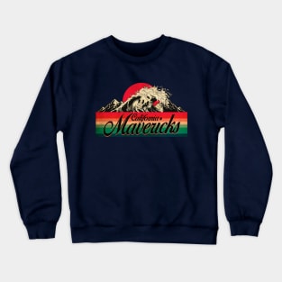 Mavericks Big Wave California Crewneck Sweatshirt